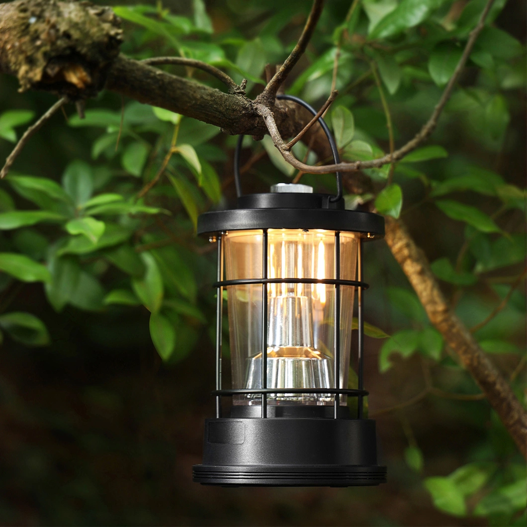 Outdoor Camping Tent 4000mAh IP44 Waterproof Foldable Hanging Lantern Lamp Light with Hook