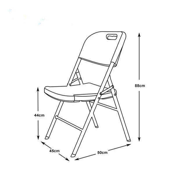 Plastic Resin Folding Chairs Wholesale Wedding Chair Foldable Plastic Chair