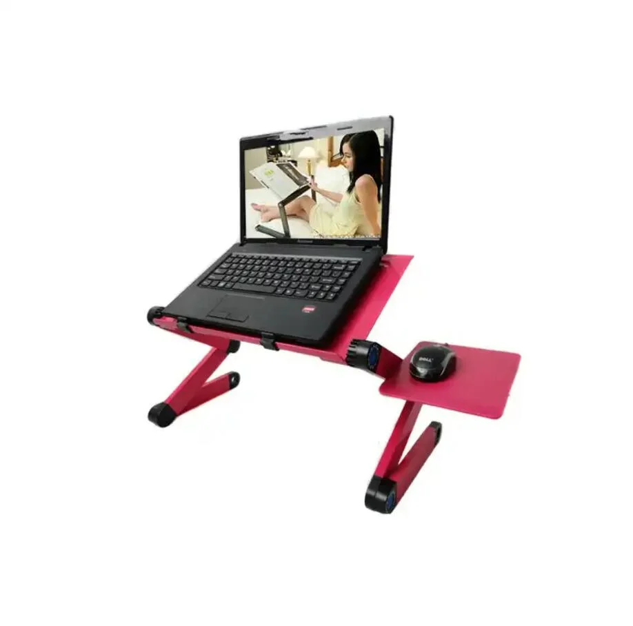 Hot Sale Laptop Stands Folding Adjustable Portable Computer Table with Mouse Pad