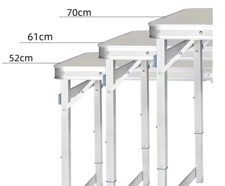 High Quality Promotional Fold in Half Table Plastic Camping Side Outdoor Tables