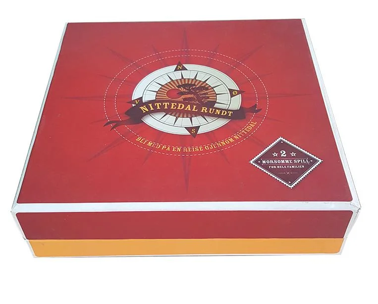 Custom High Quality Foldable Game Board for Adult Family Party Entertainment Boardgame with Box