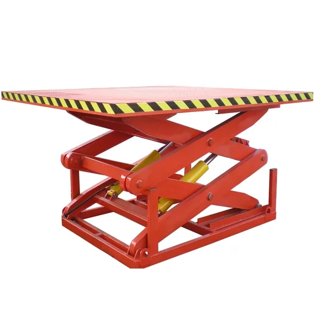 1000kg 4-18m Trail-Type Small Folding Scissor Lift Mobile Hydraulic Electric Semi-Automatic Scissor Lift Tables