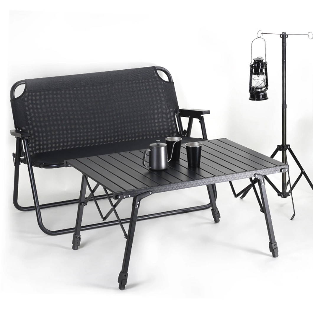 Customizable and Adjustable Height Portable Camping Equipment, BBQ, Lightweight Aluminum Alloy Folding Outdoor Table