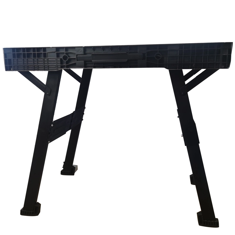 Portable Workbench, Folding Carpenter Saw Table with Adjustable Clamps - Easy to Transport with Heavy-Duty Steel Frame