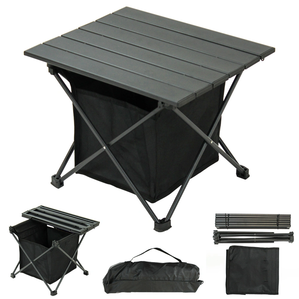 Portable Aluminum Alloy Camping Table Lightweight Folding Table Camping Picnic BBQ Small Outdoor Table