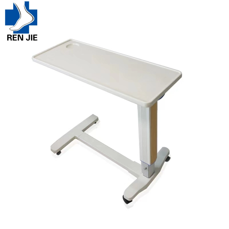 Wholesale Folding Overbed Table Hospital Height Adjustable Patient Dinner Table