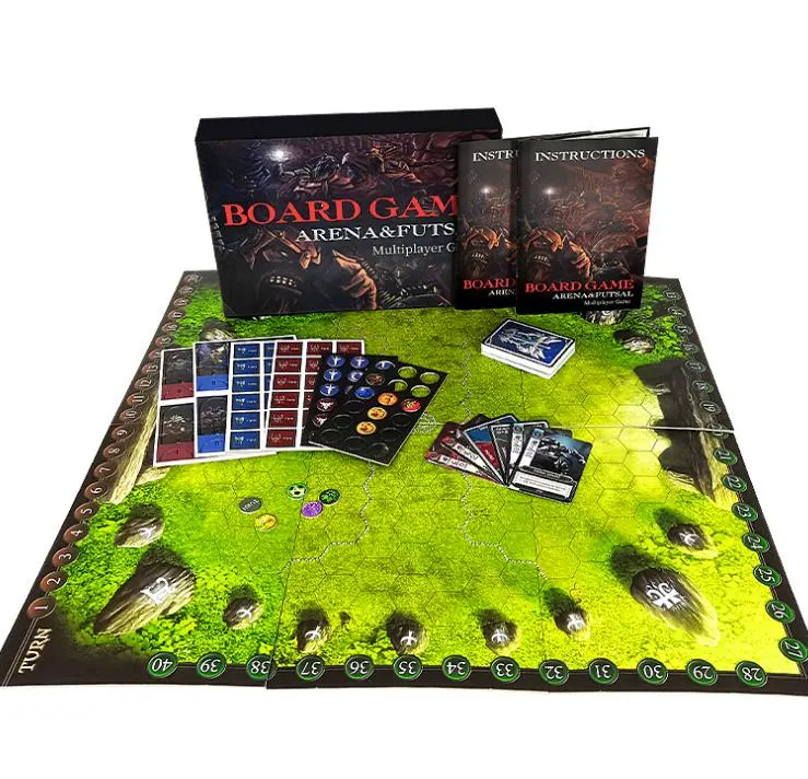 Cheap Price Custom Made Foldable Game Board Cmyk Printing OEM Board Game for Adults and Kids