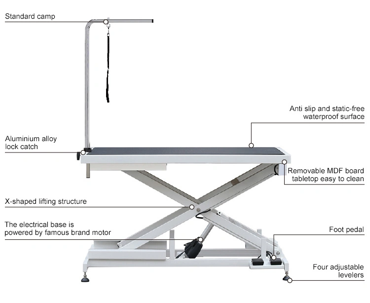 Pets Proofing Electric Lifting Folding Beauty Low Low Electric Lifting Pet Grooming Table