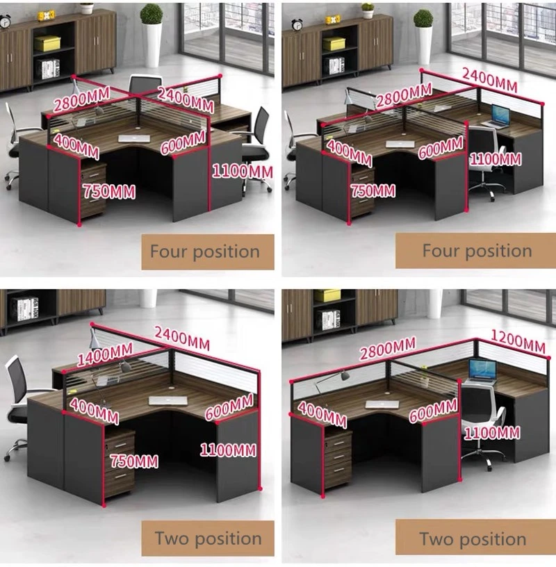 Wholesale Antique Wooden Foshan Office Furniture Set Work Computer Desk Laptop Stand Partition Workstation Table