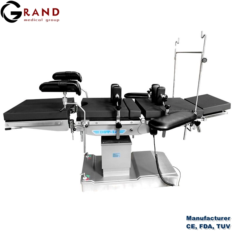 Lifting, Head-Foot Tilting, Left-Right Tilting, up and Down Corner Folding Hospital Surgical Operation Theatre Table