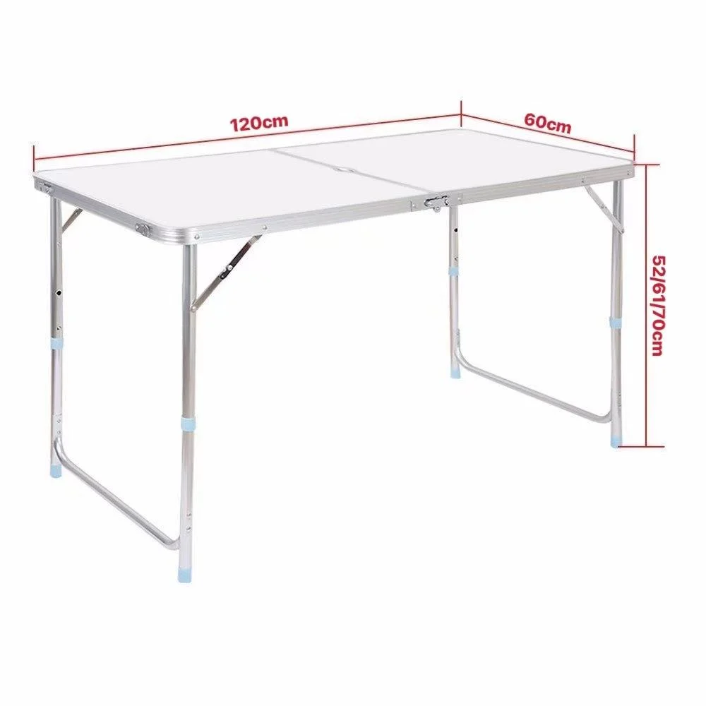 High Quality Promotional Fold in Half Table Plastic Camping Side Outdoor Tables