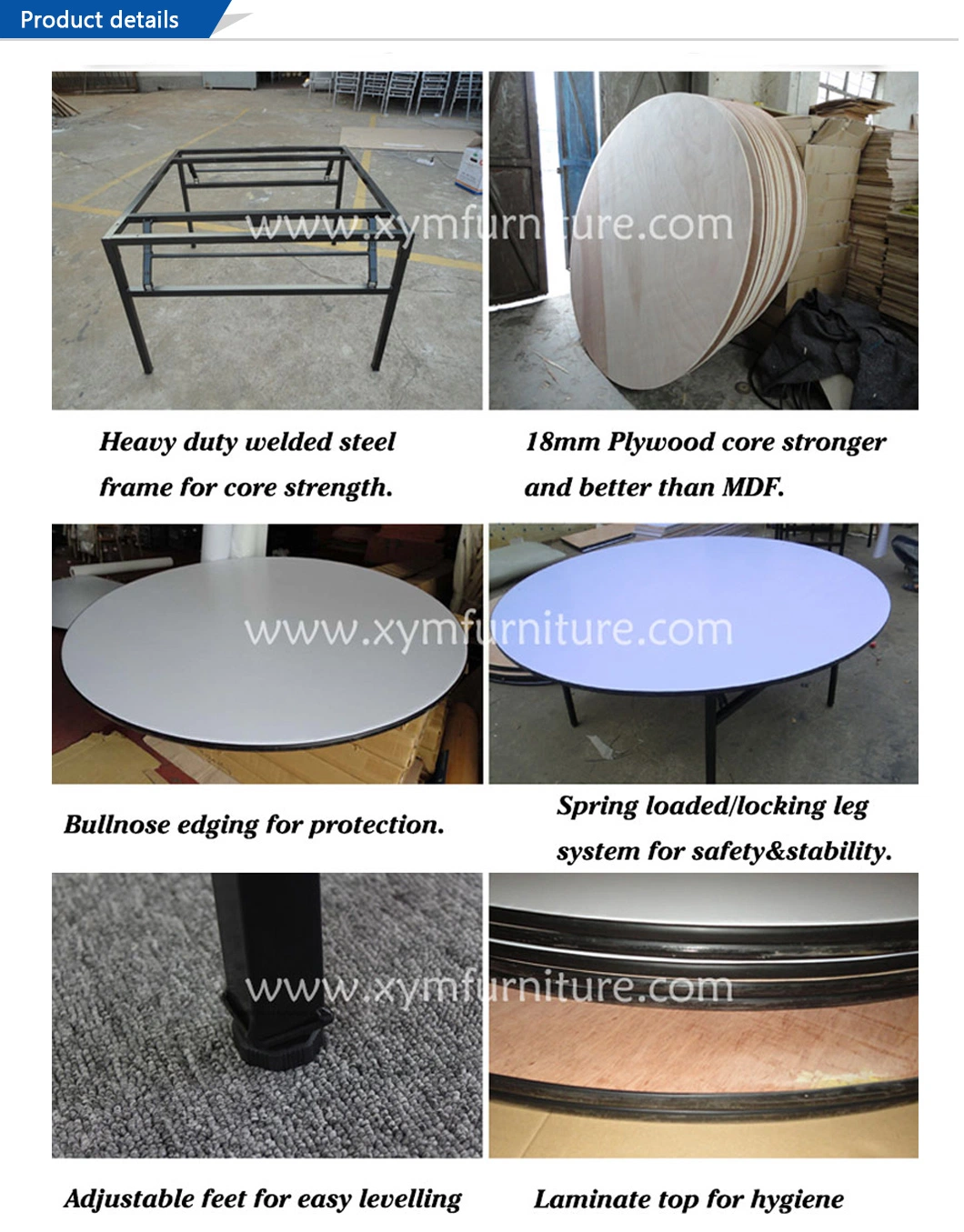 Foldable MDF Coffee Table (XYM-T061)