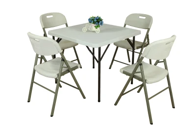  Commercial Grade Wholesae 34inch plastica pieghevole tavolo quadrato, outdoor tavolo da svago, casa dinning / tavolo da gioco a buffet