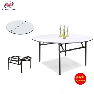 Ristorante per matrimoni in stile, sala banchetti rotonda in PVC Tabella (XYM-T01)