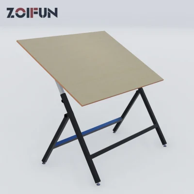  Telaio in metallo quadrato in legno massello piano tavolo per bambini architetto acrilico Tabella di disegno bozza pieghevole e regolabile