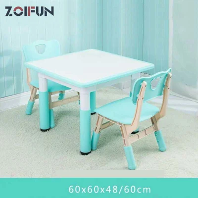 Stanza dei bambini Mobili per bambini Foldable Kids Study tavolo sedia Scuola plastica Tavolo e sedia