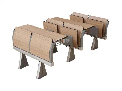  Vintage School College Scuola media Folding plastica Scuola per bambini Aula Tabella