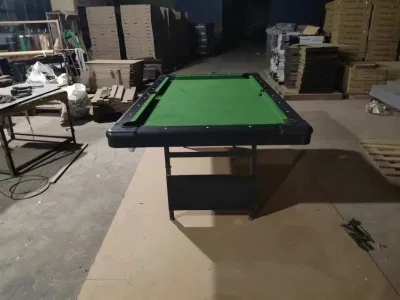  Hot Selling 7FT Giochi per famiglie gambe pieghevoli Biliardo snooker pieghevole Tavolo da biliardo