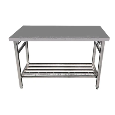 tavolo pieghevole in acciaio inox con due strati regolabile in altezza mini tavolo portatile per esterni