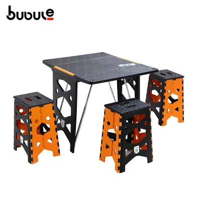  Bubule PP portatile pieghevole tavolo da pranzo, Camping esterno picnic Mobili