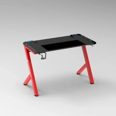  Scrivania regolabile all&prime;ingrosso PC per giochi PC tavolo per giochi PC scrivania Con luce LED dal design gradevole