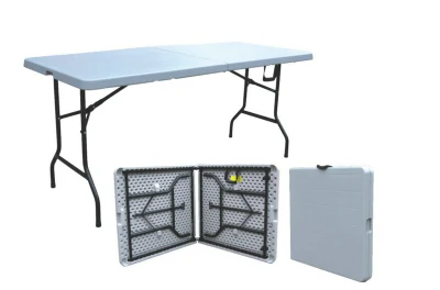  Hotsale Portable 6FT 72inch Renctangle Plastic Outdoor Camping picnic Folding Tavoli (M-X1803)