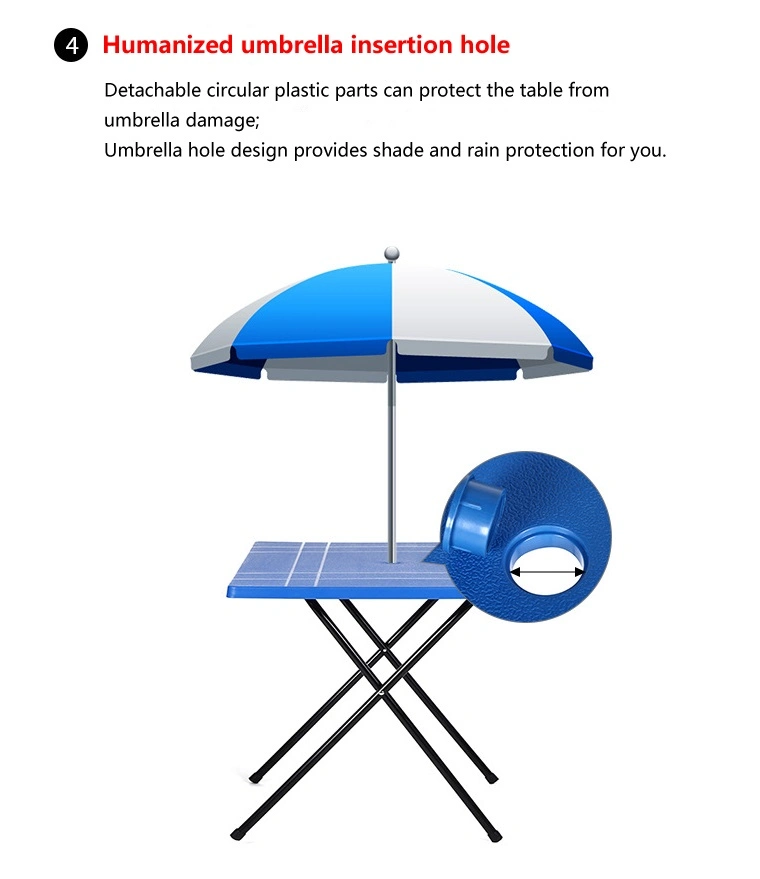 Commercial Folding Square Table Chair with Metal Legs