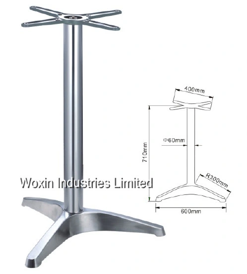 Restaurant Cafe Used Cross Folding Aluminum Table Leg (102)