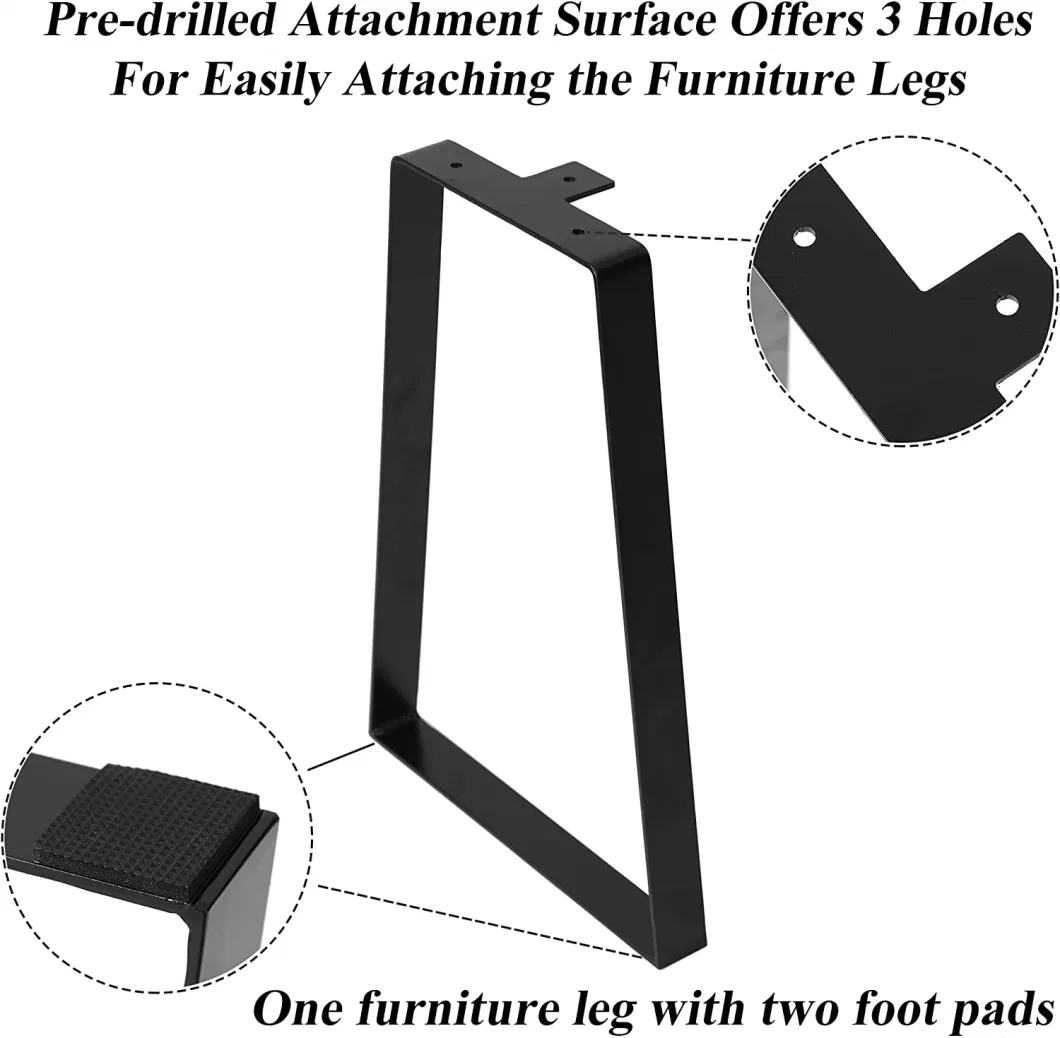 Folding Steel Table Legs for Rectangular Long Table and Bench