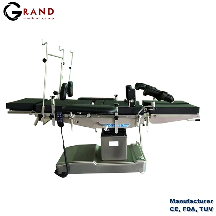 Lifting, Head-Foot Tilting, Left-Right Tilting, up and Down Corner Folding Hospital Surgical Operation Theatre Table