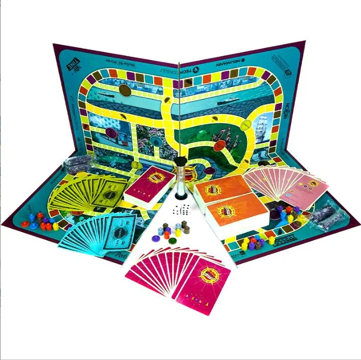 OEM Accept Foldable Matte Lamination Foil Stamping Board Game