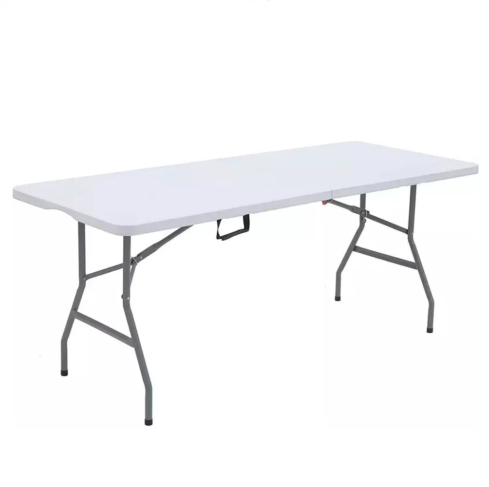 Free Sample Outdoor Portable Picnic 6FT Plastic Folding Table Manufacturer in China