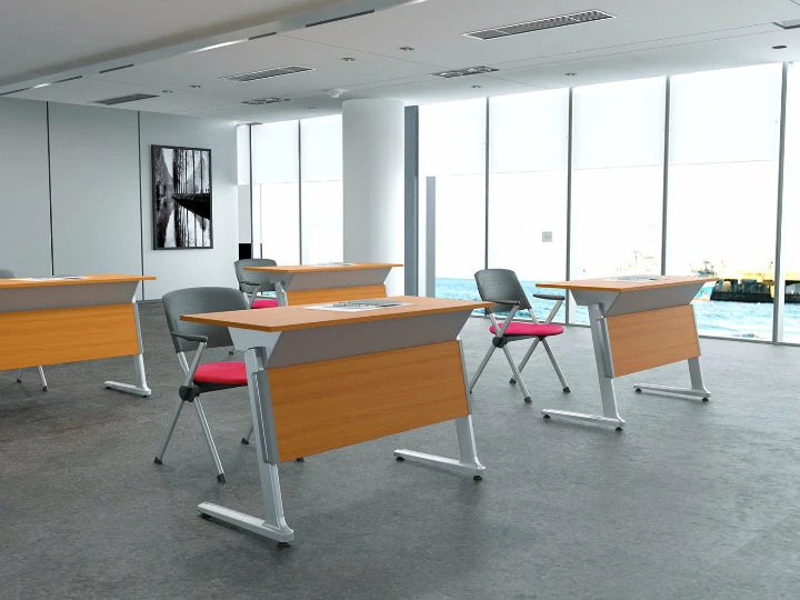 Cheep Price Metal Training Swivel Conference Folding Office Table