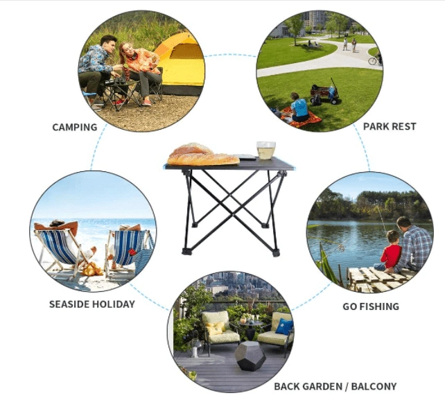 Wholesale Factory Portable Picnic 6FT Outdoor Garden Patio Party Camp HDPE Plastic Folding Dining Table Chairs for Outdoor Event