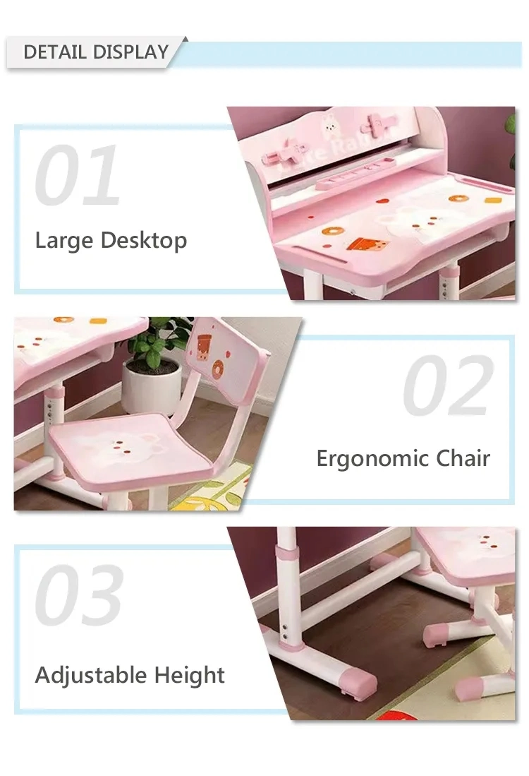 Wholesale Modern Design Foldable Children Study Table for Kids