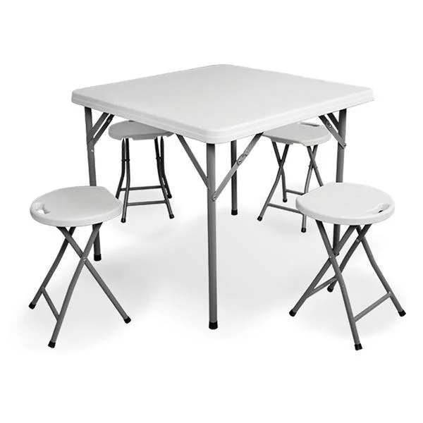 Custom Lightweight Design Foldable Multifunctional Outdoor Square Folding Plastic Table