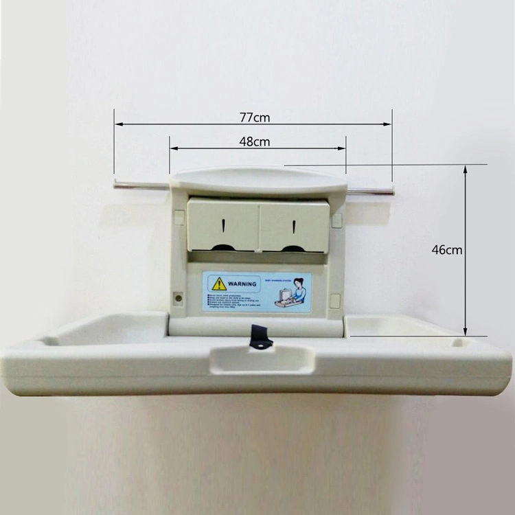 Wall Mount HDPE Baby Changing Station Portable, Foldable Changing Table for Baby