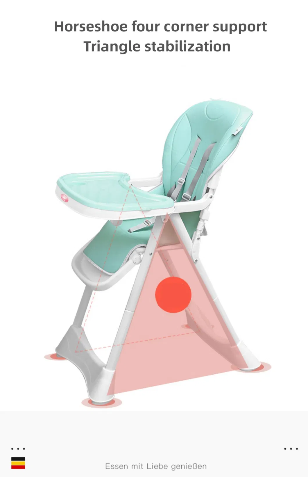 Multifunction Baby Dining Table Chair/Foldable High Quality Children&prime;s Dining Chair