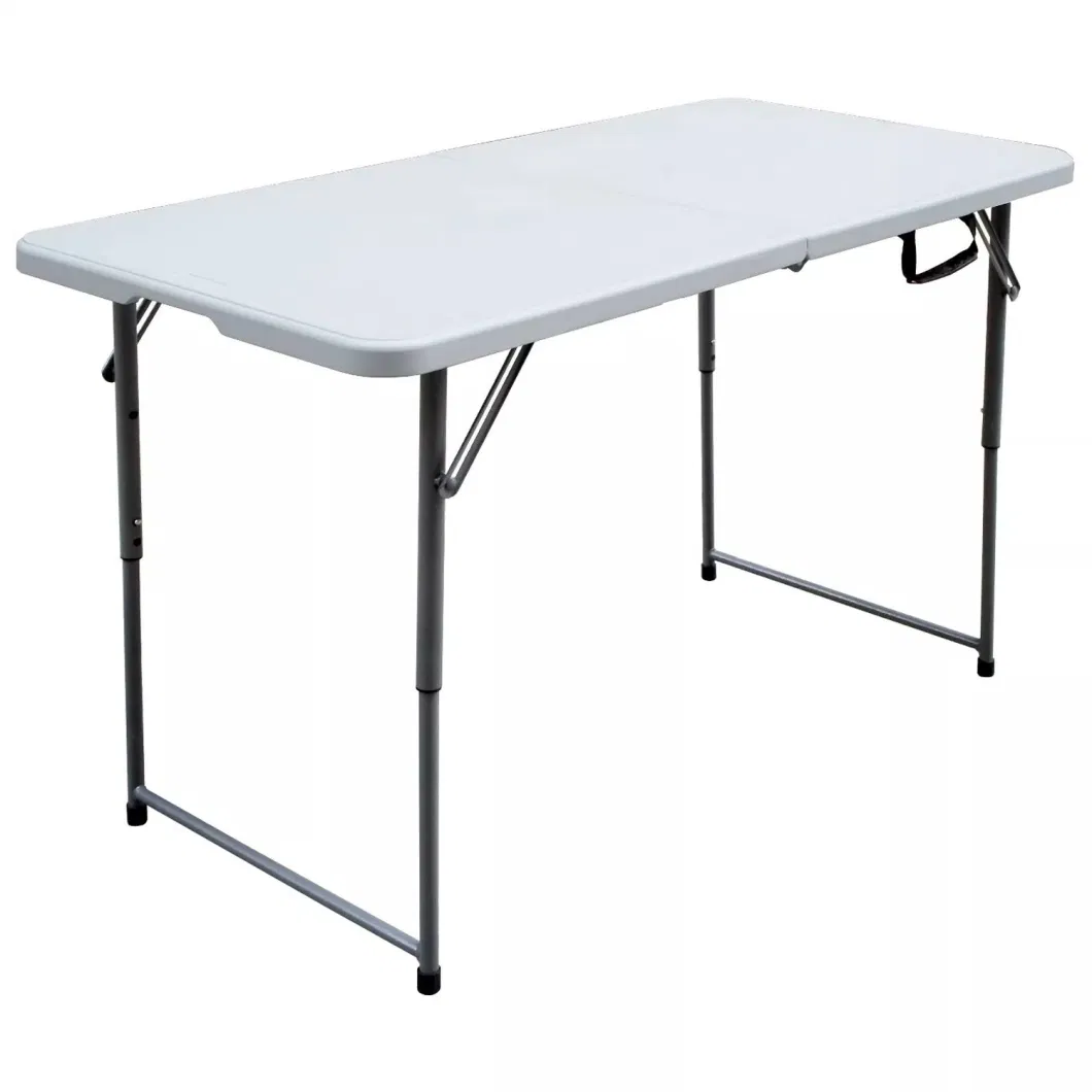 Height Adjustable Craft Camping and Utility Folding Table Foldable Tables
