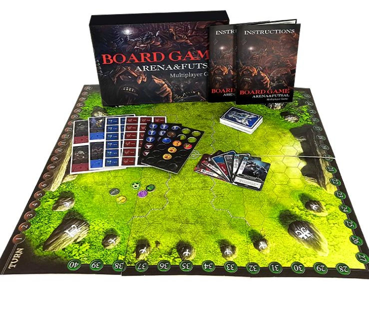 OEM Accept Foldable Matte Lamination Foil Stamping Board Game