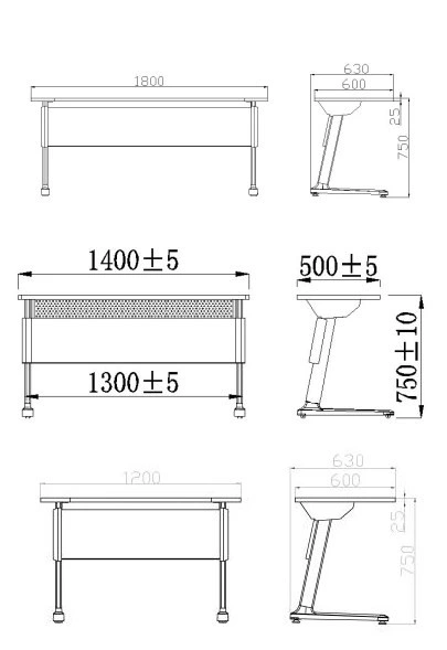 Cheep Price Metal Training Swivel Conference Folding Office Table