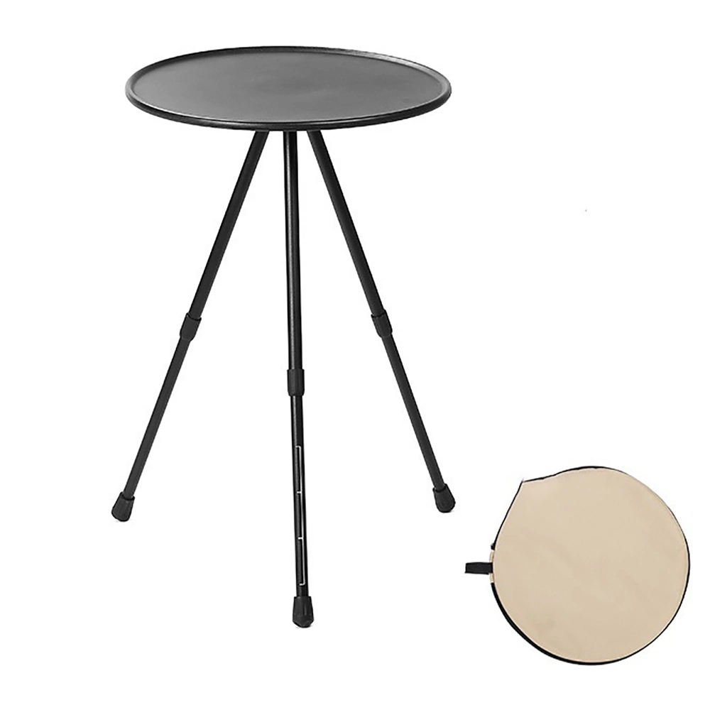 Aluminum Alloy Table Height Adjustable Table Folding Outdoor Picnic Fishing Barbecue Mini Round Table Wyz21780