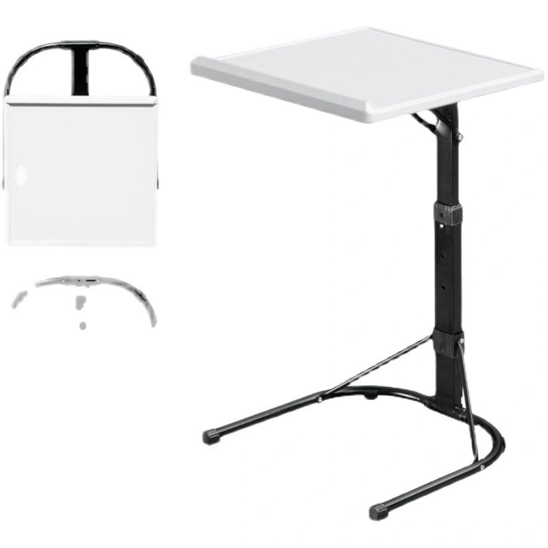 Portable Adjustable TV Tray Table with 3 Heights and 3 Angles