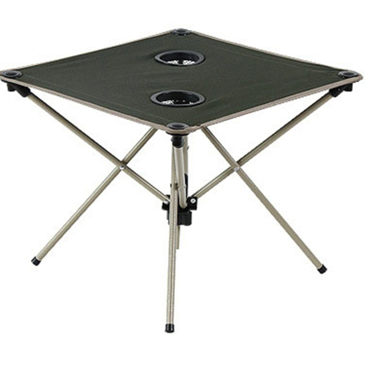 Wholesale Modern Metal Iron Black Outdoor Picnic Folding Table Camping