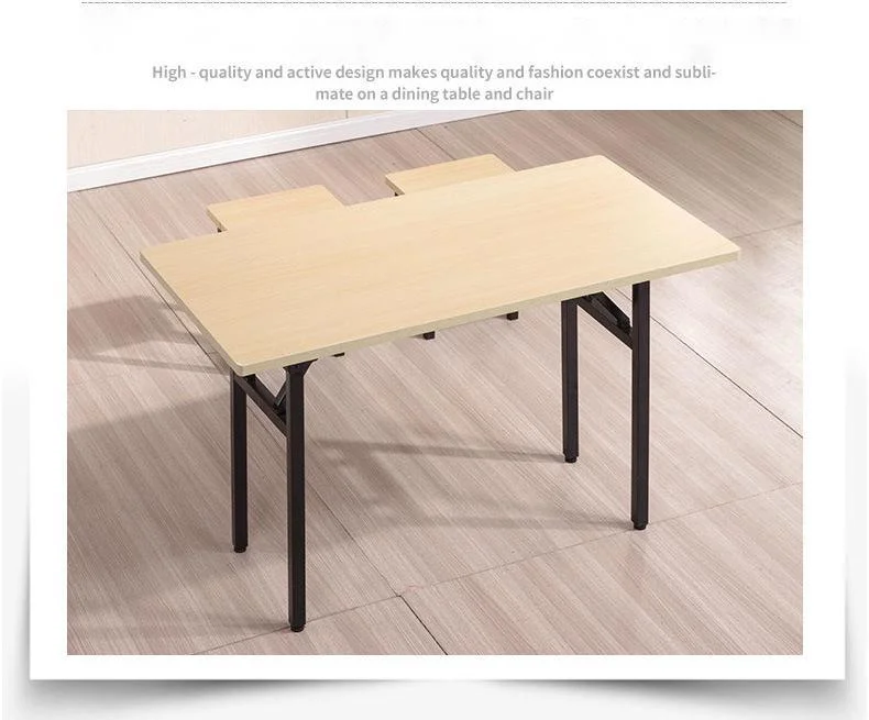 Wholesale Hotel Furniture Outdoor Event Used Metal Frame Wood Folding Table