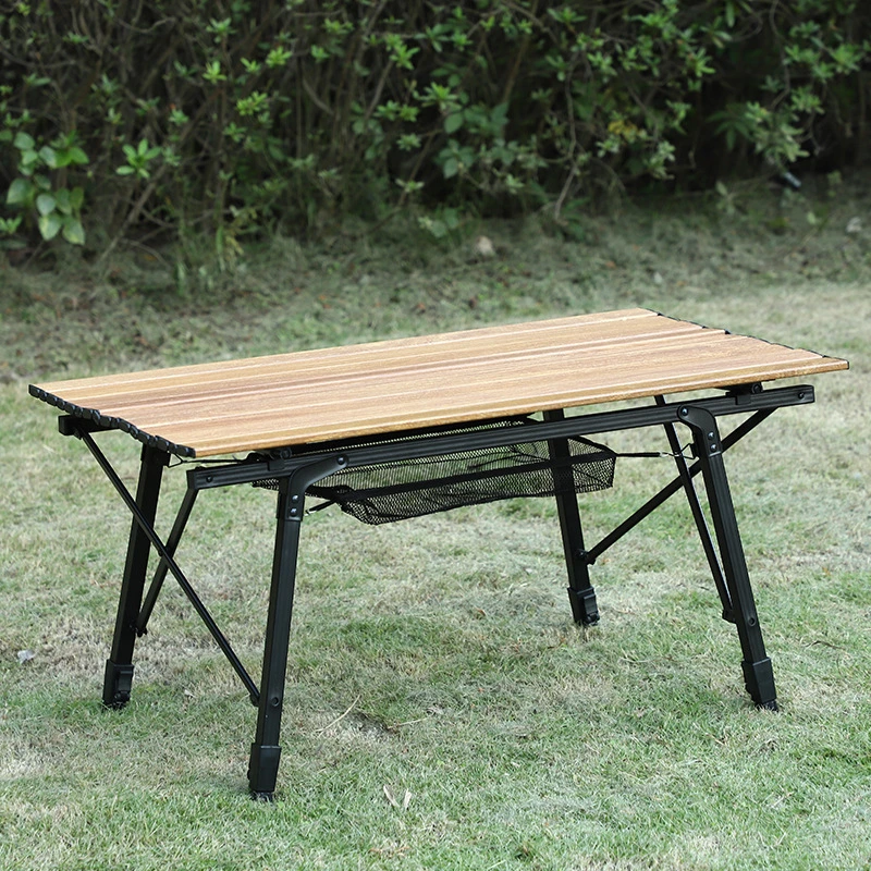 Outdoor Folding Aluminium Alloy Omelet Table Home Barbecue Picnic Table