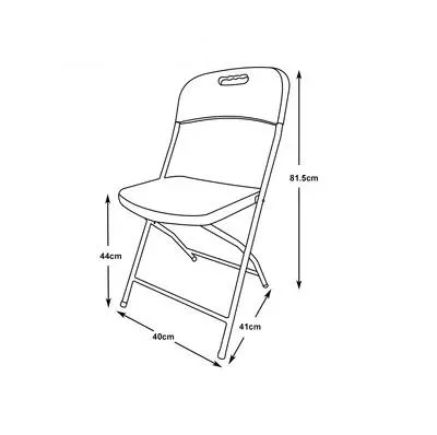 Outdoor White Folding Chairs Wedding Use Plastic Folding Wedding Chairs for Party