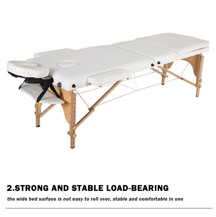 New Factory Custom Cheap Black Folding Lightweight Massage Bed Portable Massage Table