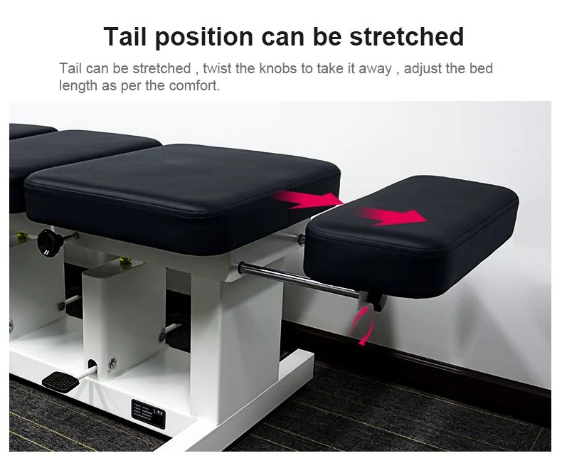 High Quality One-Section with Pelvic Press Function Massage Table Chiropractic Drop Table