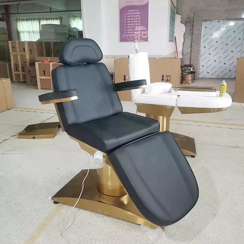 Hochey Factory Wholesale Beauty Salon Electric Tables Massager Treatment Tables Chair Folding Massage Table